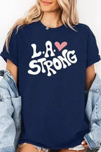 LA Strong Graphic Plus Heavy Cotton Tee - SJB-DIAMOND ELITES