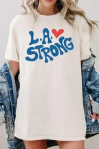 LA Strong Graphic Plus Heavy Cotton Tee - SJB-DIAMOND ELITES