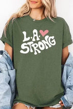 LA Strong Graphic Plus Heavy Cotton Tee - SJB-DIAMOND ELITES