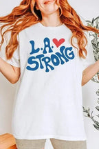 LA Strong Graphic Plus Heavy Cotton Tee - SJB-DIAMOND ELITES