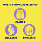 Midol Long Lasting Relief Menstrual Pain Relief Caplets; 20 Count