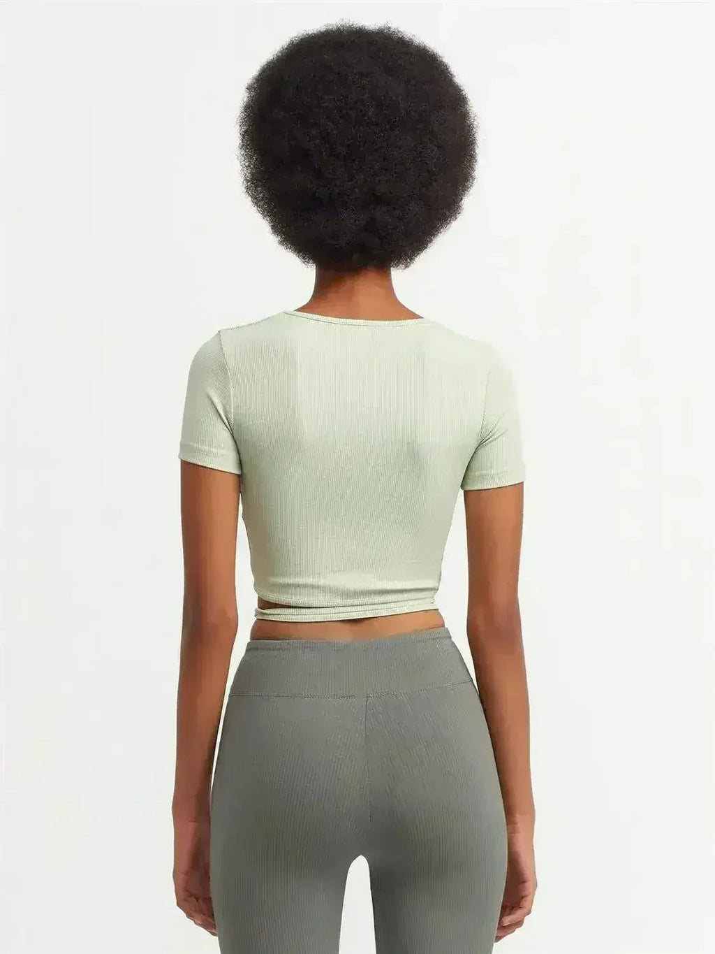 Lace Up Crop Top - SJB-DIAMOND ELITES