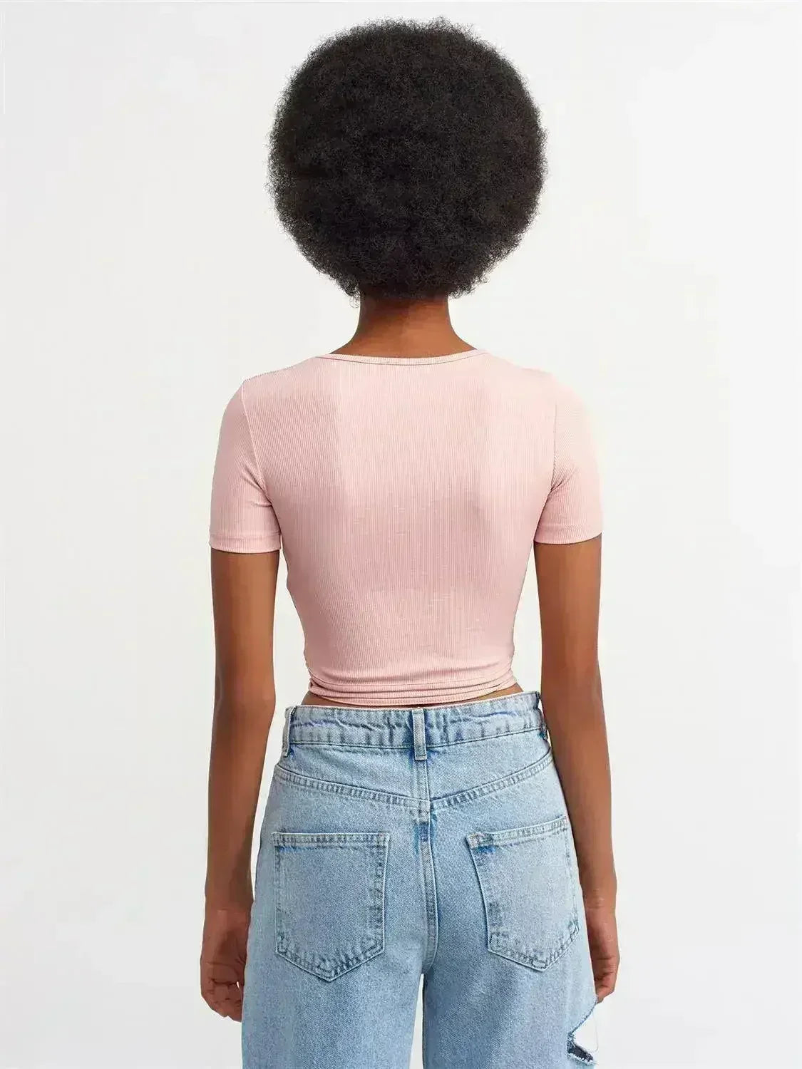 Lace Up Crop Top - SJB-DIAMOND ELITES