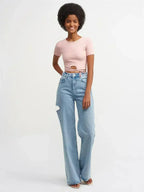 Lace Up Crop Top - SJB-DIAMOND ELITES