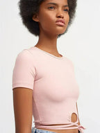 Lace Up Crop Top - SJB-DIAMOND ELITES