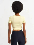 Lace Up Crop Top - SJB-DIAMOND ELITES