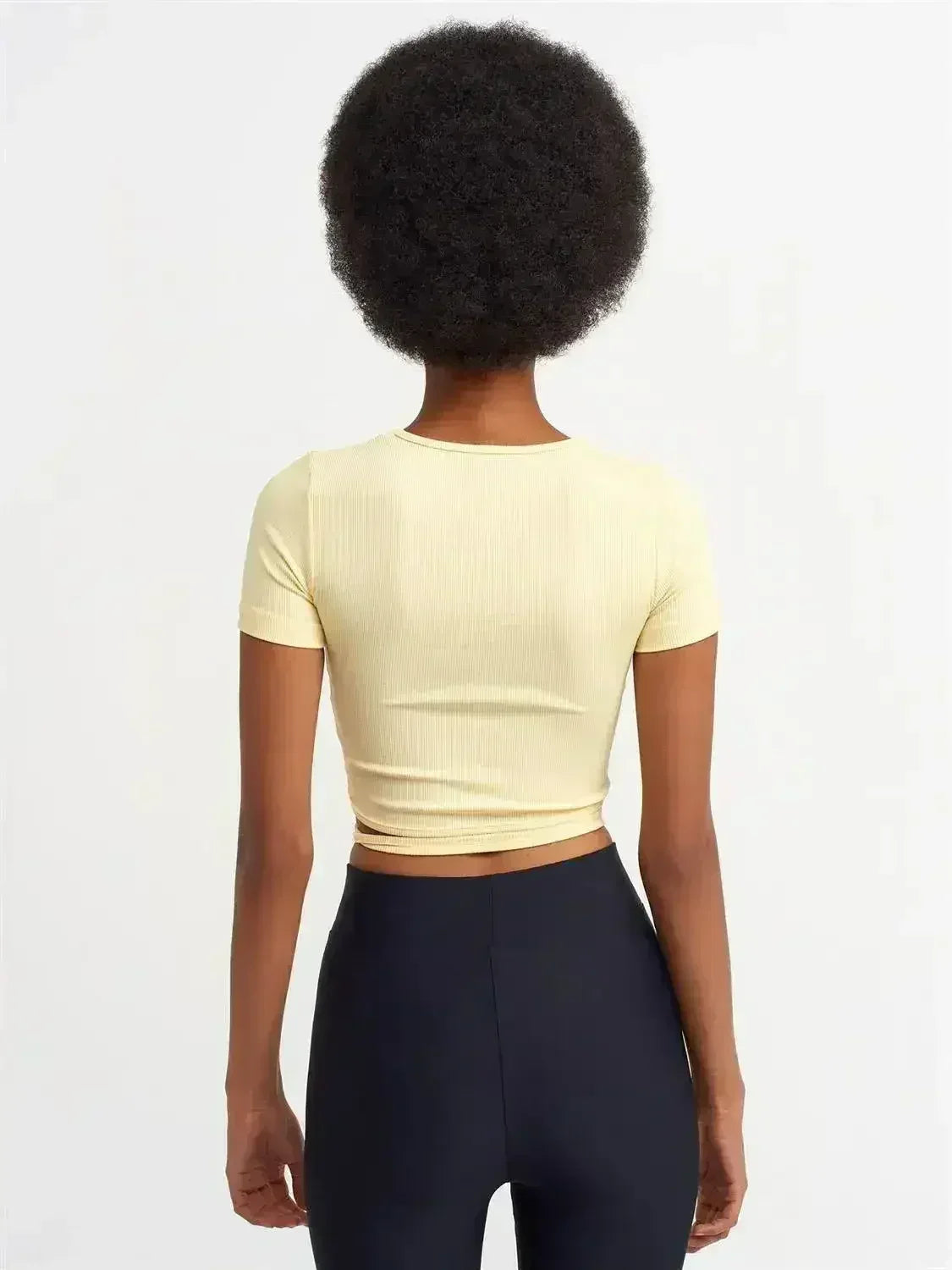 Lace Up Crop Top - SJB-DIAMOND ELITES