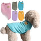 Pet Clothes Spring Summer Cat Dog T-shirt Breathable Waffle Vest Puppy Kitten Pet Supplies Chihuahua French Bulldog Clothing Pi-Mart