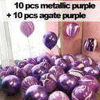10/20 Star Metallic Confetti Latex Transparent 12inch Balloons For Baby Shower Birthday Party Wedding Decoration Stevvex