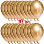 10/20 Star Metallic Confetti Latex Transparent 12inch Balloons For Baby Shower Birthday Party Wedding Decoration Stevvex