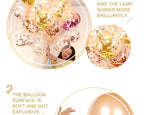 10/20 Star Metallic Confetti Latex Transparent 12inch Balloons For Baby Shower Birthday Party Wedding Decoration Stevvex