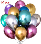 10/20 Star Metallic Confetti Latex Transparent 12inch Balloons For Baby Shower Birthday Party Wedding Decoration Stevvex