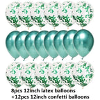 10/20 Star Metallic Confetti Latex Transparent 12inch Balloons For Baby Shower Birthday Party Wedding Decoration Stevvex