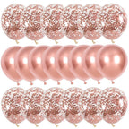 10/20 Star Metallic Confetti Latex Transparent 12inch Balloons For Baby Shower Birthday Party Wedding Decoration Stevvex