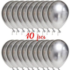 10/20 Star Metallic Confetti Latex Transparent 12inch Balloons For Baby Shower Birthday Party Wedding Decoration Stevvex
