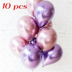 10/20 Star Metallic Confetti Latex Transparent 12inch Balloons For Baby Shower Birthday Party Wedding Decoration Stevvex