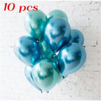 10/20 Star Metallic Confetti Latex Transparent 12inch Balloons For Baby Shower Birthday Party Wedding Decoration Stevvex