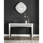 Lavina Wall Clock in Mirrored & Faux Diamonds EasyOptionXY LLC