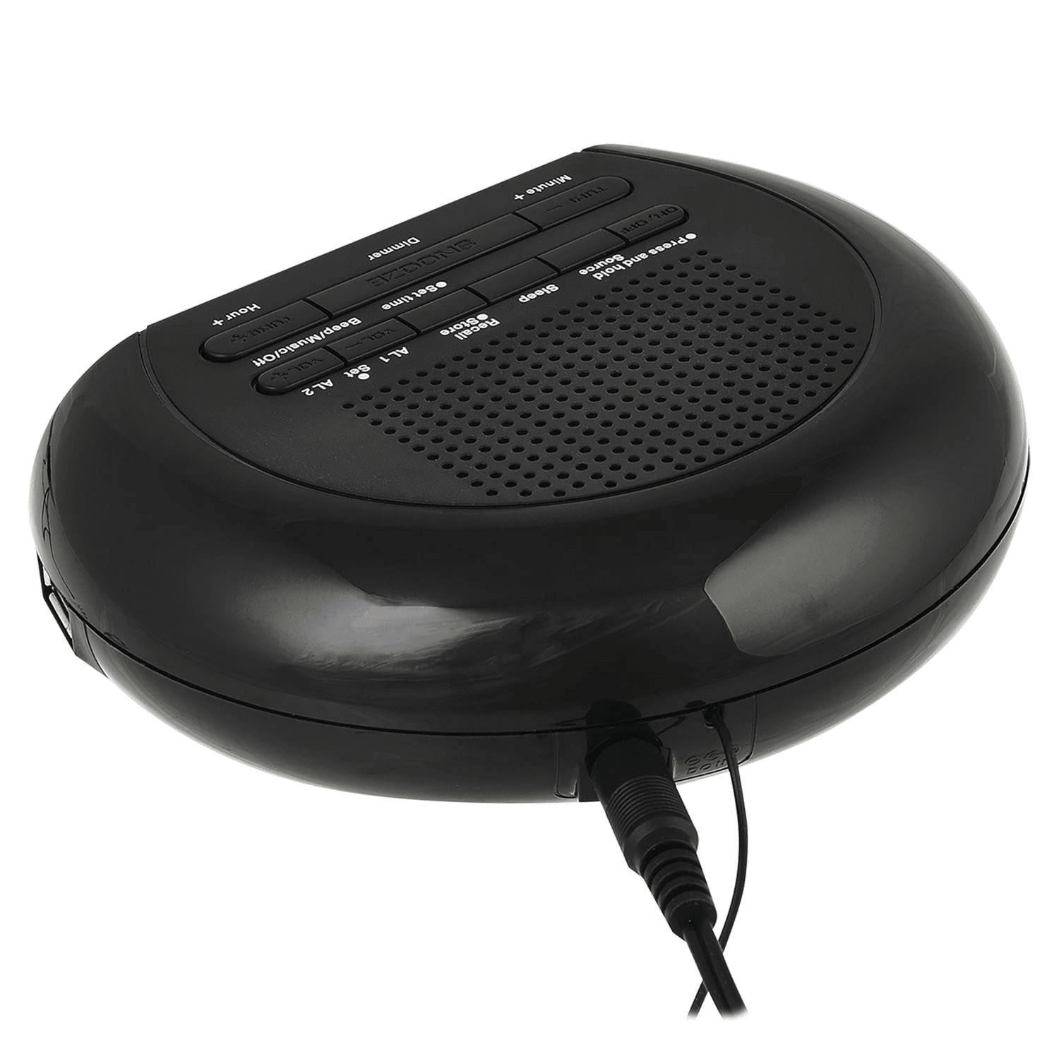RCA Digital Radio Alarm Clock with Soothing Sounds, Brightness Control, and USB Charging Port EasyOptionXY LLC