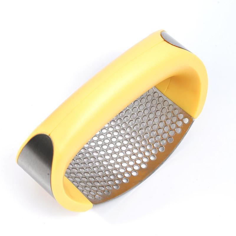 Stainless Steel Garlic Masher Garlic Press Household Manual Curve Fruit Vegetable Tools Kitchen Gadgets Pi-Mart