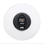 Seiko 13 " Wooden White Pax Wall Clock, White Round Ash, Analog, Quartz QXA765WLH EasyOptionXY LLC