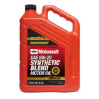 Motorcraft Synthetic Blend Motor Oil, 5W-20 - A premium-quality motor oil specifically developed for Ford Motor Company vehicles