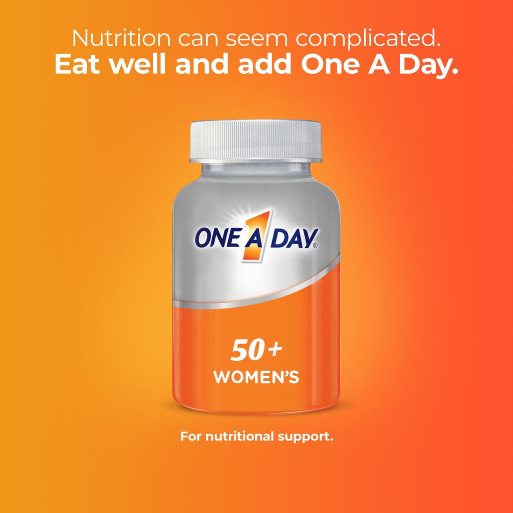 One A Day Women's 50+ Multivitamin Tablets for Women; 100 Count