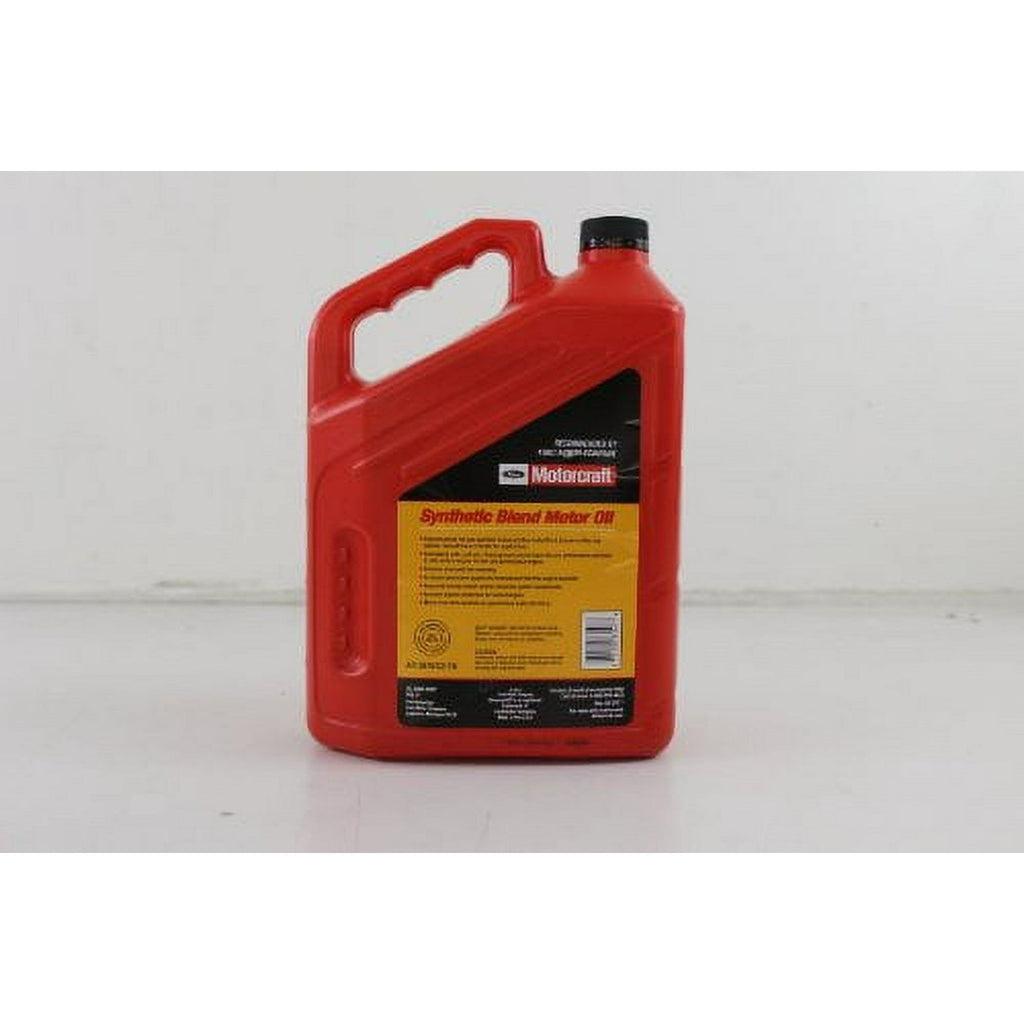 Motorcraft Synthetic Blend Motor Oil, 5W-20 - A premium-quality motor oil specifically developed for Ford Motor Company vehicles, 5 quart jug, sold by each EasyOptionXY LLC