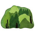 Non-slip Absorbent Green Bedroom Floor Mat Pi-Mart