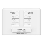 Emerson Smartset PLL AM/FM Dual Alarm Clock Radio with 0.9" Blue LED Display and LED D¨¦cor, CKS1500