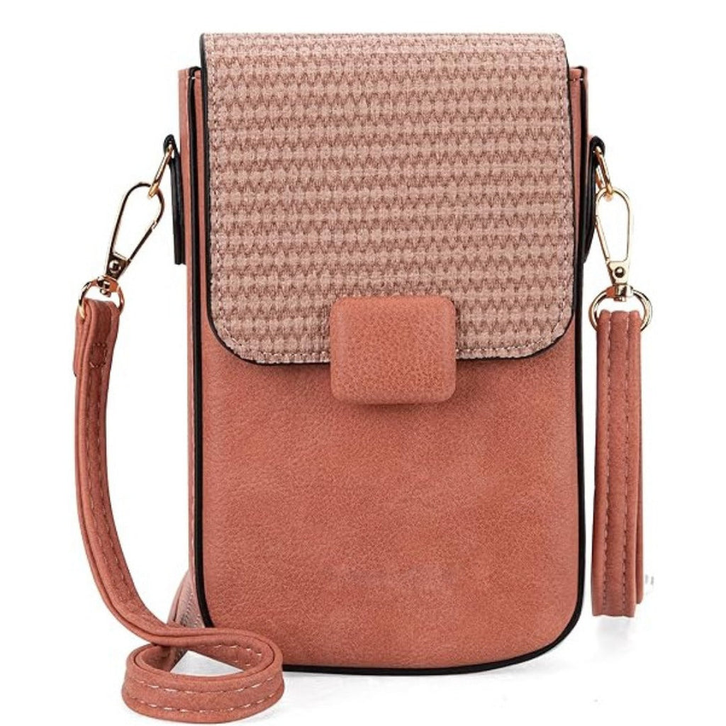 Women's Bag Casual Vertical Women's Mobile Phone Bag Straw Mini Shoulder Bag Fashion Crossbody Bag - SJB-DIAMOND ELITES