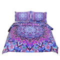 Purple red quilt cover set of four Pi-Mart