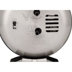 Westclox Analog Alarm Clock, 47602 Silver