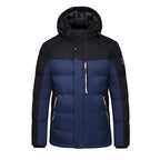 Men's sports padded hooded warm cotton jacket