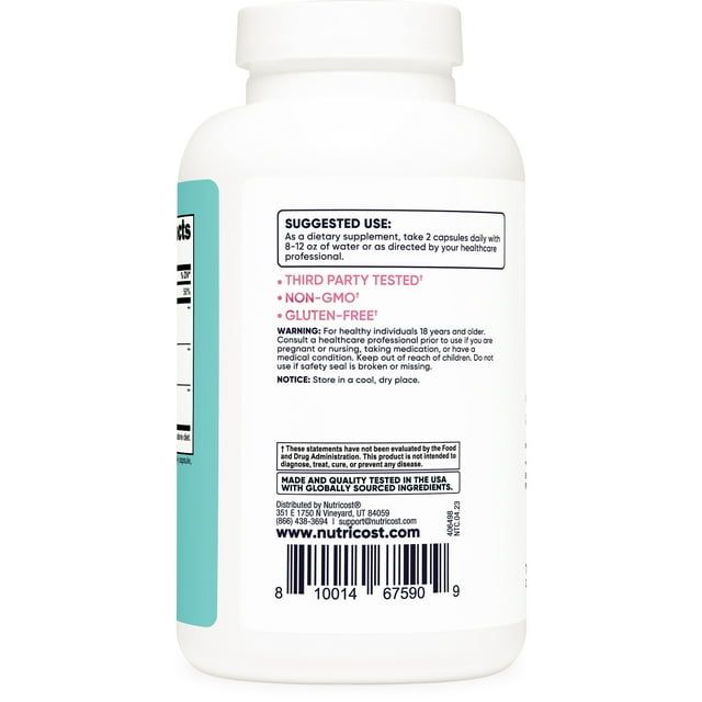 Nutricost Cranberry Extract for Women (35,000mg Equivalent) 180 Capsules, Supplement EasyOptionXY LLC