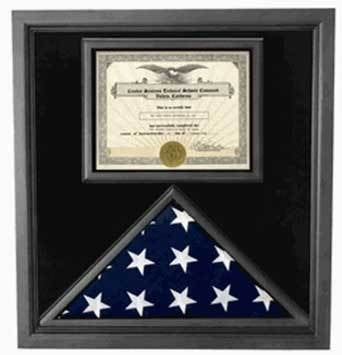 Flag Connections Retirement Flag Display Case, Military Retirement Gift The Military Gift Store