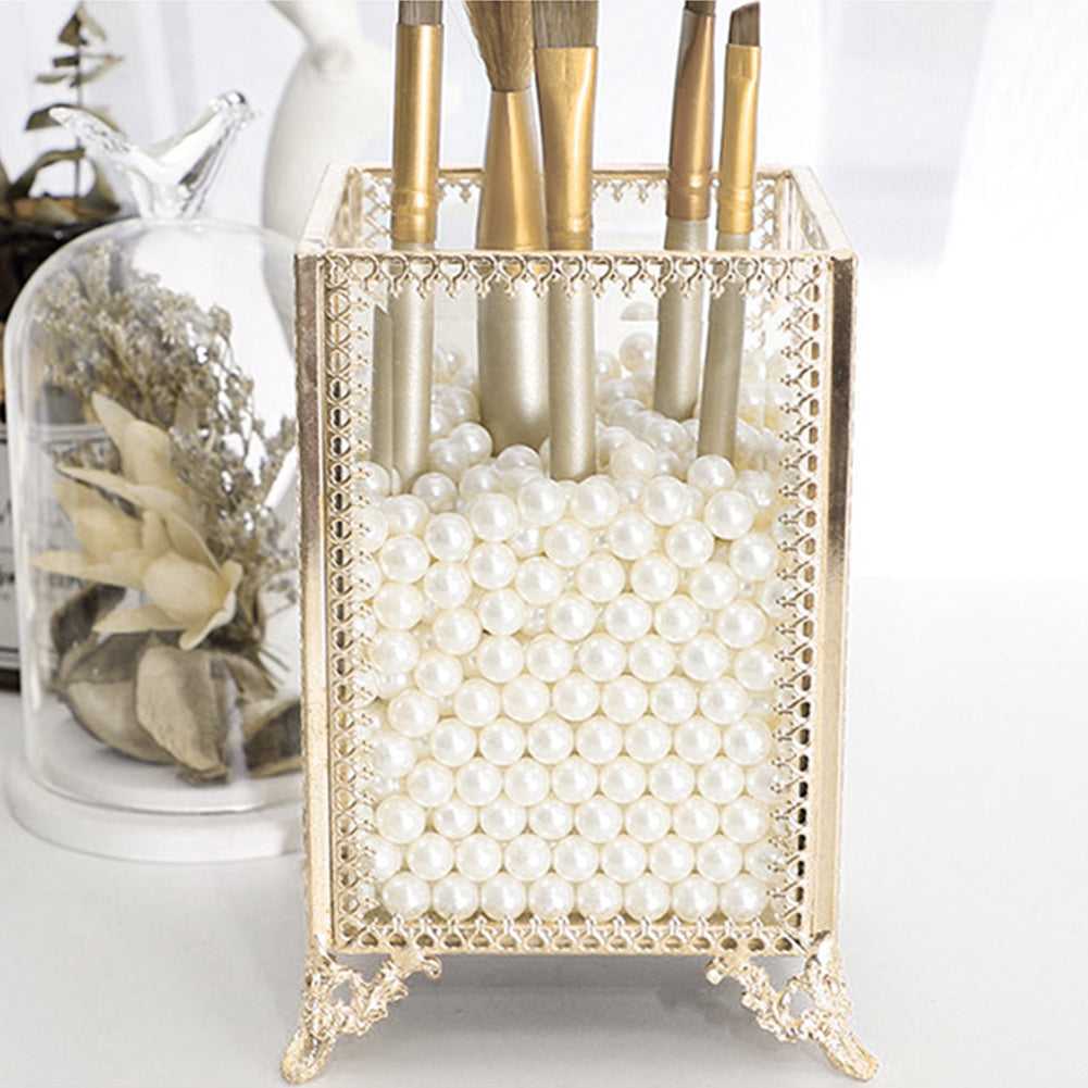 Makeup brush storage bucket