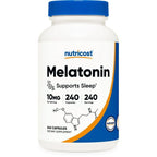Nutricost Melatonin 10mg, 240 Capsules, Non-GMO Supplement