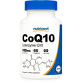 Nutricost CoQ10 100mg, 60 Vegetarian Capsules - Non-GMO, Gluten Free Supplement