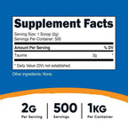 Nutricost Taurine Powder 1KG, 500 Servings - Non GMO, Supplement