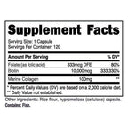 Nutricost Biotin for Women 10,000mcg 120 Capsules, with Folate & Collagen, Non-GMO Supplement