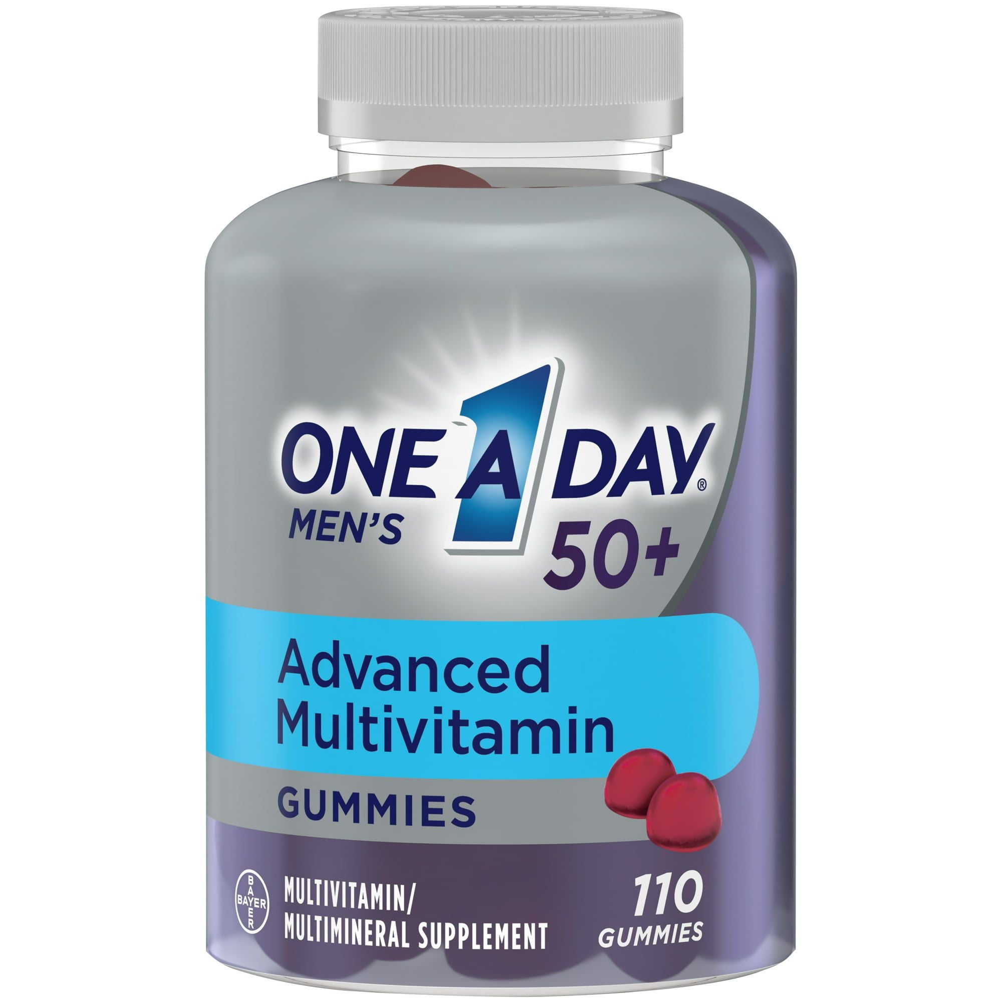 One A Day Men's 50+ Gummies Multivitamin w/ Immunity and Brain Support; 110 Count EasyOptionXY LLC