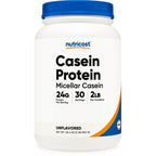 Nutricost Casein Protein Powder 2lb - Micellar Casein (Unflavored)