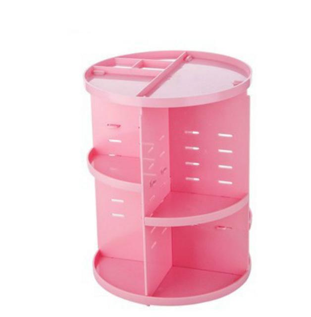 360 Degree Rotating Acrylic Cosmetic Storage Box Makeup Box Pi-Mart
