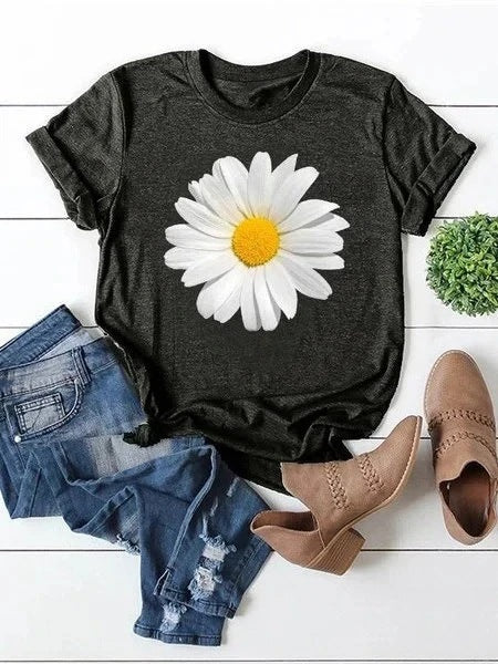 Ladies print t-shirt Pi-Mart