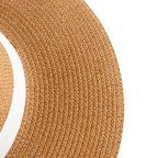 Panama Hat Sun Hats for Women Men Wide Brim Fedora Straw Beach Hat UV UPF 50 SHOMICOBOUTIQUE
