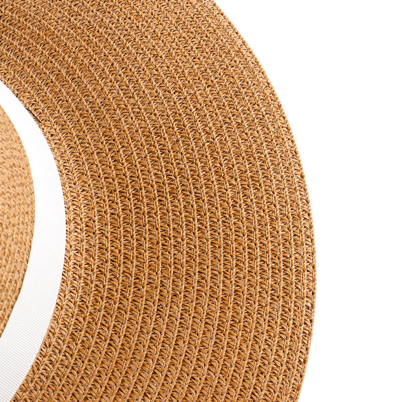 Panama Hat Sun Hats for Women Men Wide Brim Fedora Straw Beach Hat UV UPF 50 SHOMICOBOUTIQUE
