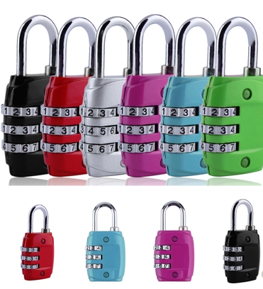 Trumpet three four lock padlock gym cabinet luggage cabinets dormitory backpack anti-theft password lock Pi-Mart