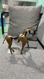 Statue Adonis Courtyard Metal Horse Lootquake LLC