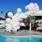 104pcs Giant White And Gold Wedding Birthday Bachelorette Engagements Anniversary Party Balloon For Decoration Balloon Arch Kit for Baby Shower Bridal Shower Birthday Party Decorations Stevvex